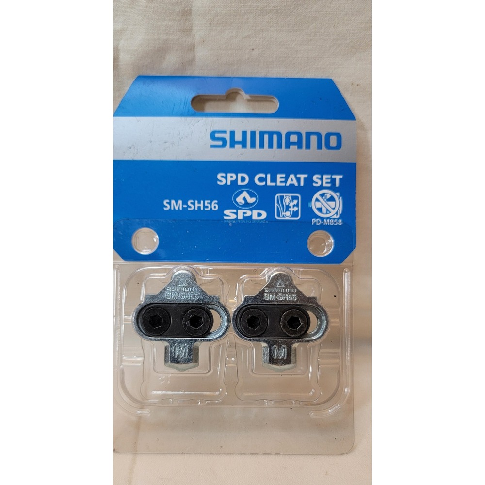 Shimano SM-SH56 SPD Cleat Set Multi-Directional Release Silver MTB Cycling